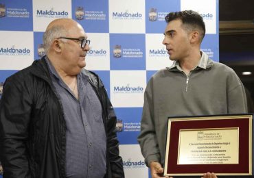 Intendencia reconoció a Thomas Silva Coussan por su desempeño en el ciclismo internacional