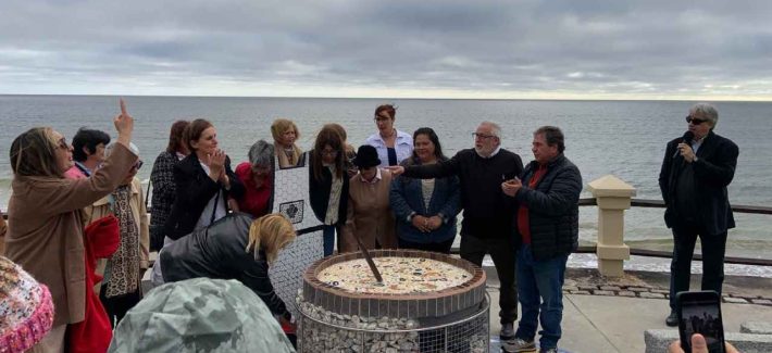 Piriápolis inauguró un monumento en reconocimiento a su declaración como Capital Nacional de la Paella