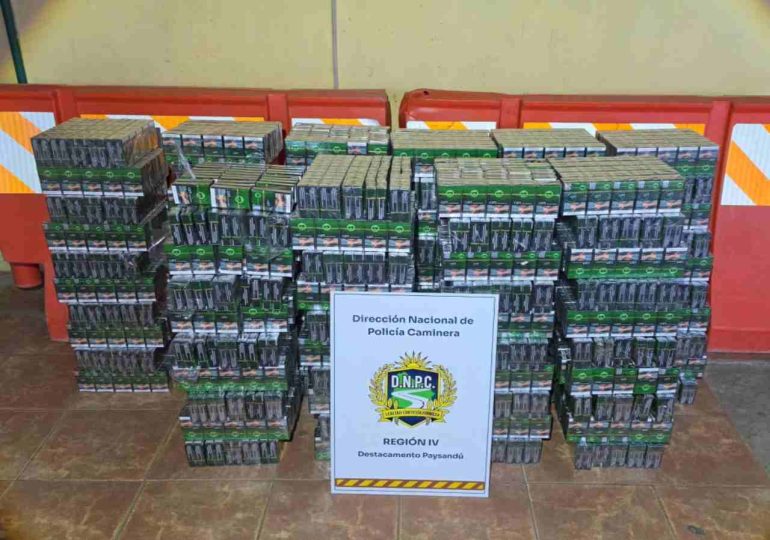 Policía Caminera incautó contrabando en Paysandú y Rocha por más de $ 2 millones